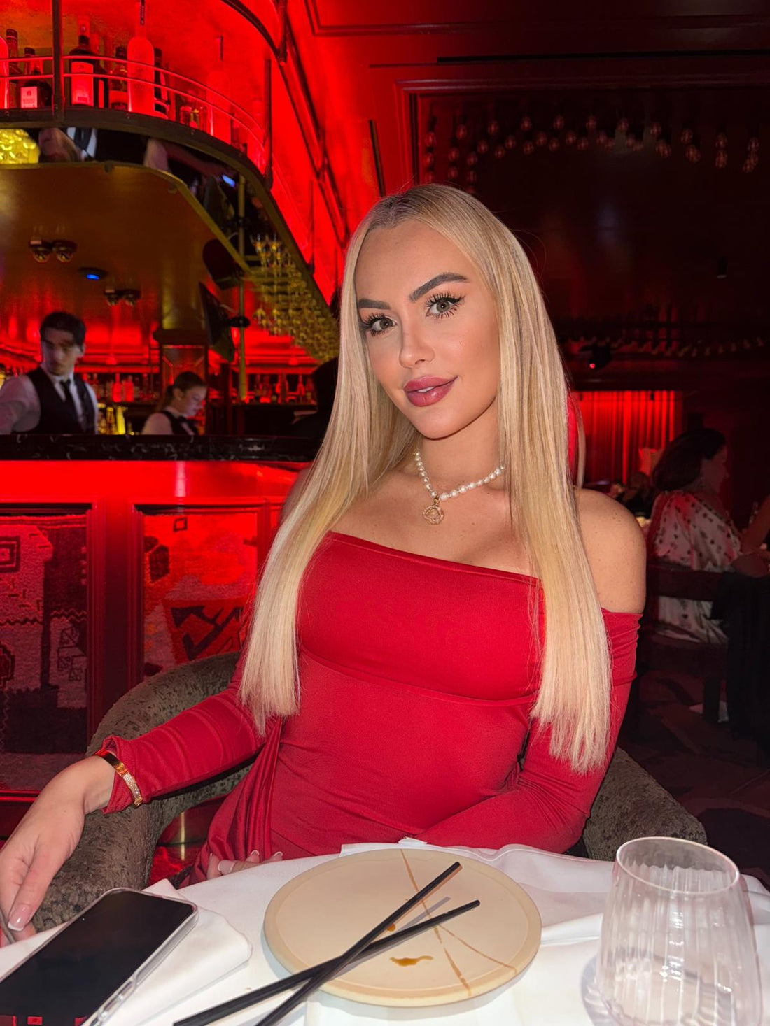 Vestido red elegance